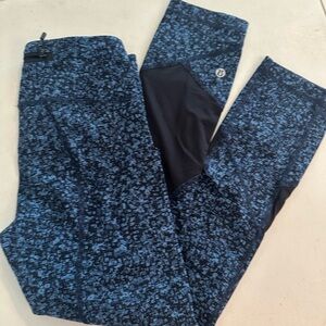 lululemon athletica Blue Patterned Pants